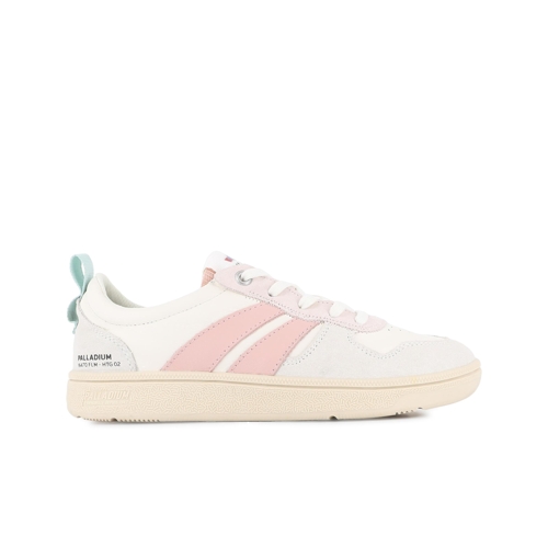 Palladium Pallacup Flame Trainers - Cream - Pink - 7.5