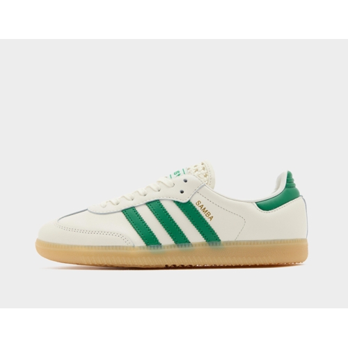 adidas Originals Samba OG Trainers - White - Green - UK 5.5