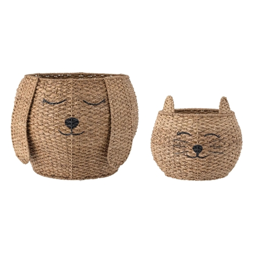 Milus storage baskets - Set of 2 - Beige