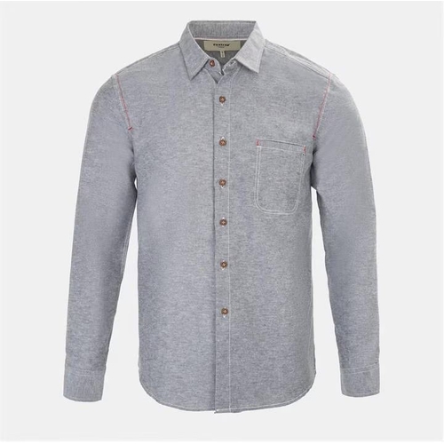 Firetrap Plain Shirt - Grey - XL