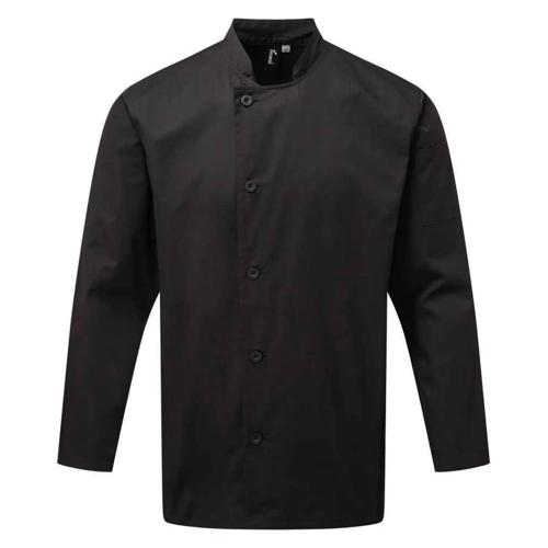 Essential Long-Sleeved Chef Jacket - Black - 38