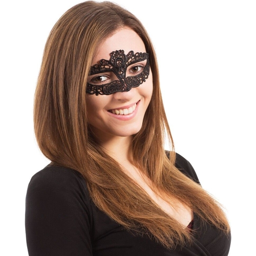 Bristol Novelty Lace Eye Mask - Linen