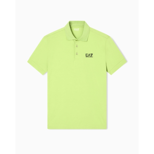 Core Identity stretch-cotton polo shirt - EA7 - Green