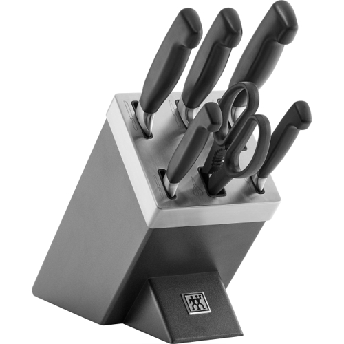 Zwilling J A Henckels Four Star 7 Piece Knife Block Set - Grey