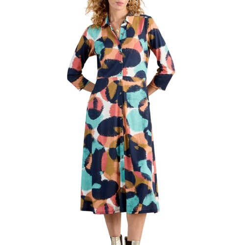 White Stuff Rua Shirt Dress - Floral - Size: 8