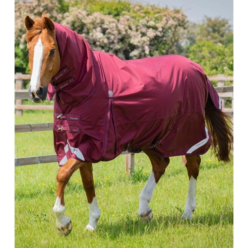 Premier Equine Buster Storm 90g Combo Turnout Rug with Classic Neck - Red
