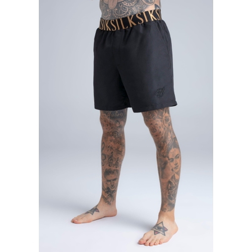 SikSilk Swim Shorts - Black - M