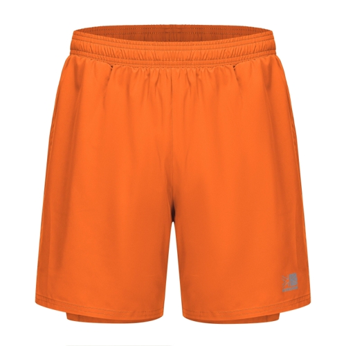 Karrimor 2 in 1 Running Shorts Mens - Regular - Orange - XL