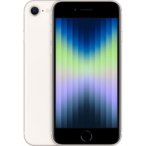 Apple iPhone SE (3rd generation) - 128 GB - White - 5G - Wi-Fi 6