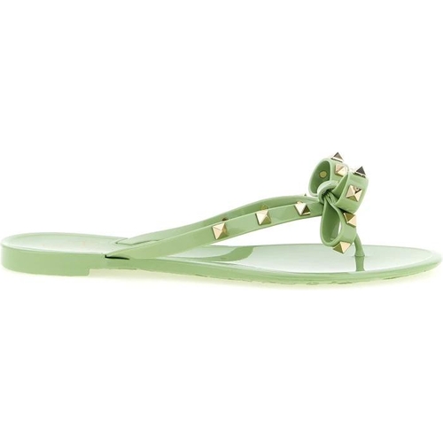 Valentino Garavani Rockstud Slippers & Sandals - Green - 4 UK