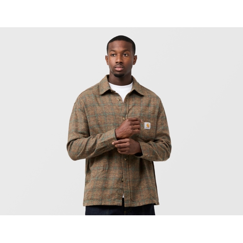 Carhartt WIP Bagley Shirt - Checkered - Oversized - Brown - M