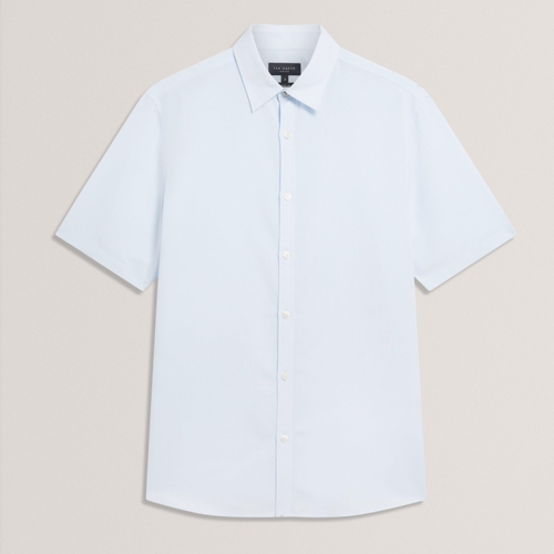 Ted Baker Short Sleeve Shirt - Blue - L
