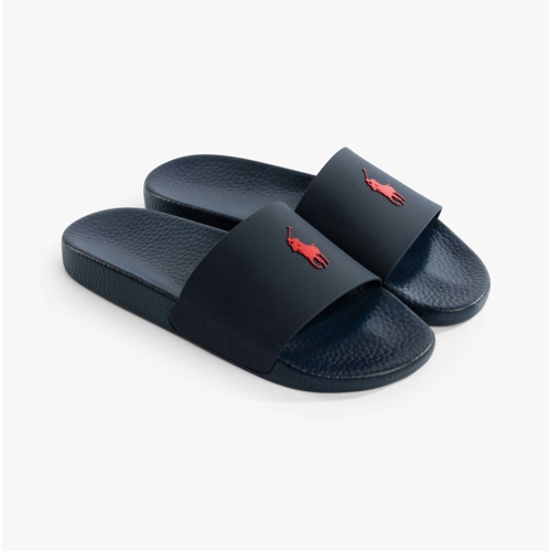 Polo Ralph Lauren Pool Slides - Red - POLO SLIDE - UK 9