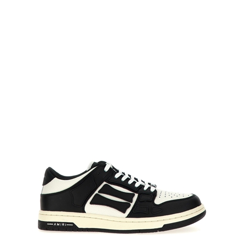 Amiri Skel Top Low - Black - White - Leather - 8 UK