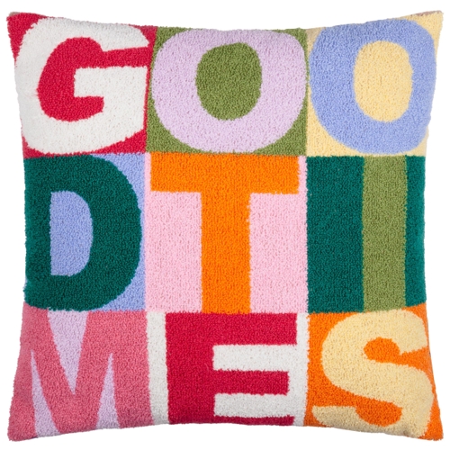 Furn Good Times Tuft Boucle Cushion - Multicolor - 43cm x 43cm