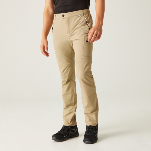 Regatta Highton Zip Off Walking Trousers - Beige - 32
