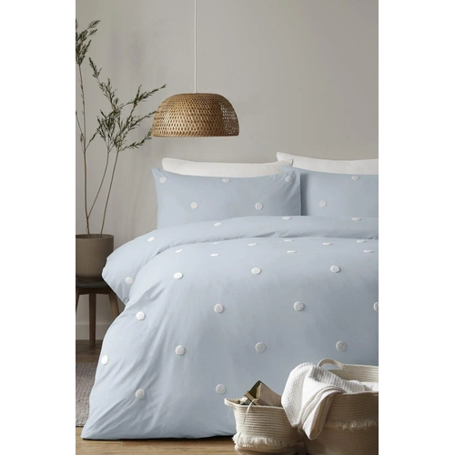 Appletree Dot Garden Duvet Cover Set - Blue