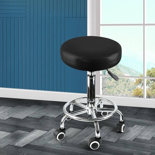 Levede Salon Swivel Stool - Black