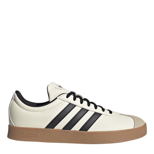 adidas VL Court Base Shoes - White/Black - Size 4 UK