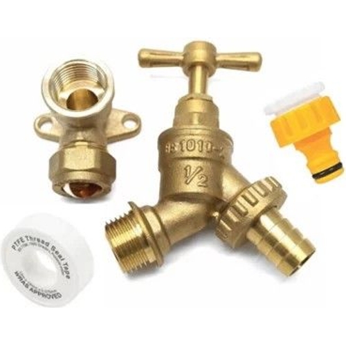 Hozelock Garden Outside Tap Kit - Bronze