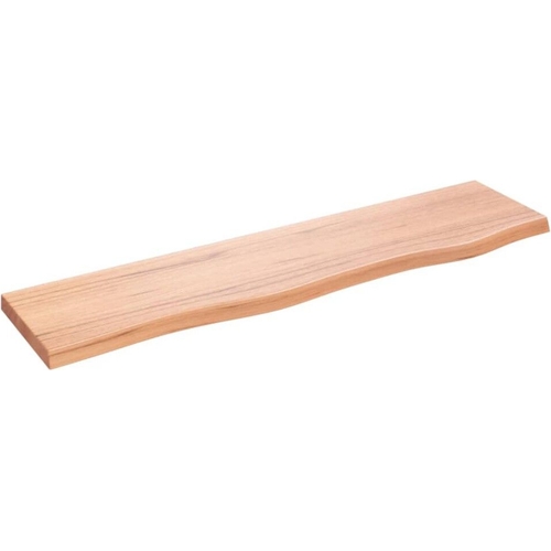 Wall Shelf - Light Brown - 80X20X2 Cm