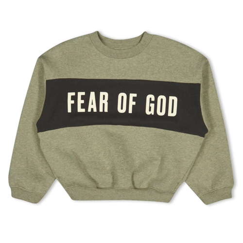 Fear Of God Essentials Crew Sweatshirt - Grey - Size 6
