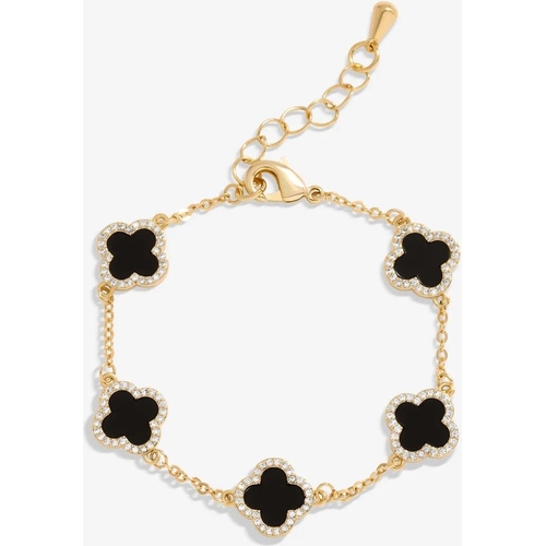 Jon Richard Clover Bracelet - Gold