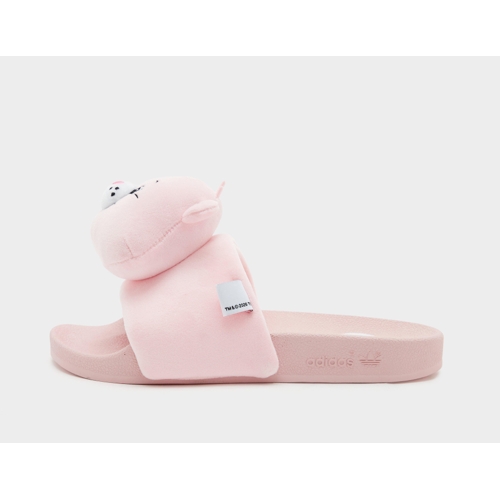 adidas Originals Adilette Slides - Pink - White - UK 4