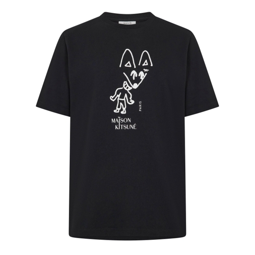 MAISON KITSUNE Party Fox Comfort T-Shirt - Black