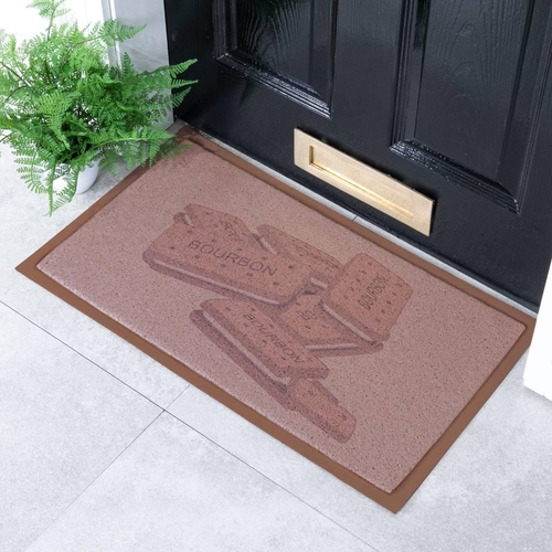 Artsy Doormats Bourbons Doormat - Brown