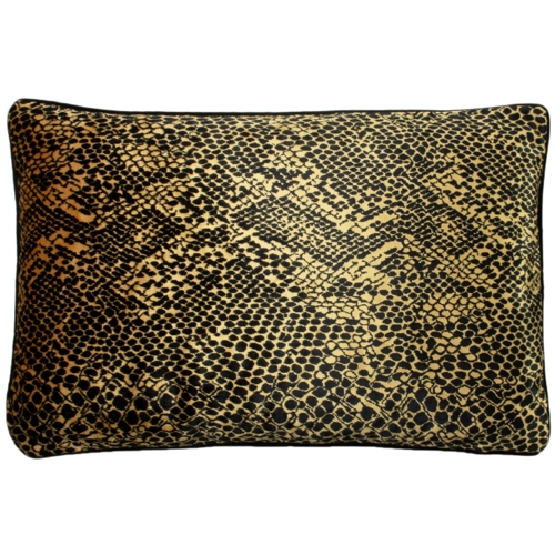 Paoletti Python Cushion - Gold - 40cm x 60cm