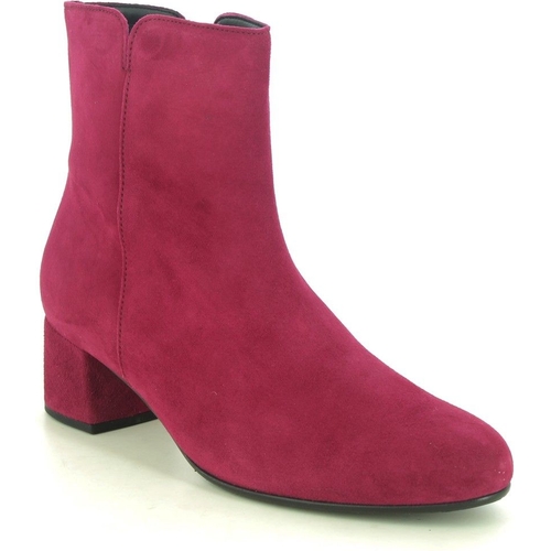 Gabor Abbey Ankle Boots - Red - Size: 6