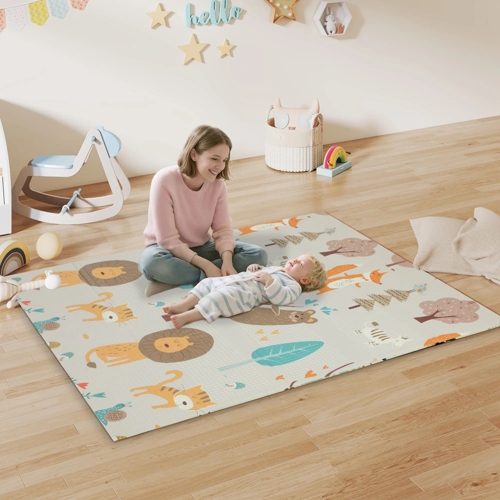 Baby Play Mat - AIYAPLAY - Animal Theme