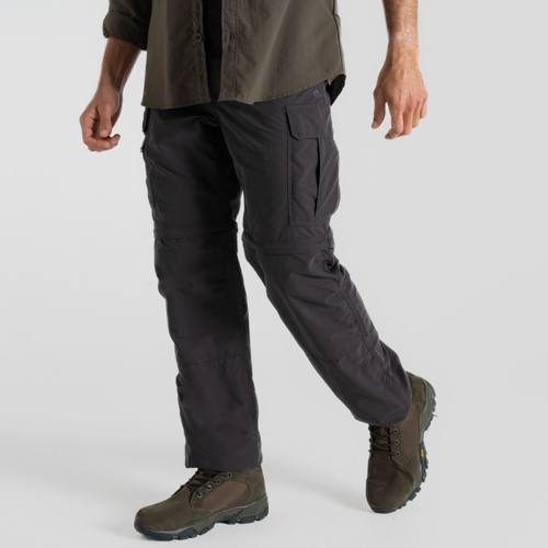 Craghoppers Cargo Trousers - Black Pepper - Size 34
