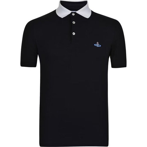 Vivienne Westwood Polo Shirt - Striped - Black