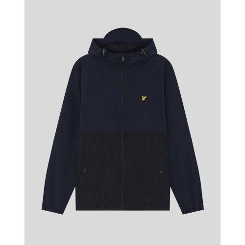 Lyle & Scott Colour Block Water Resistant Jacket - Blue - L