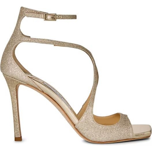 Jimmy Choo Azia 95 Sandals - Gold - UK 4