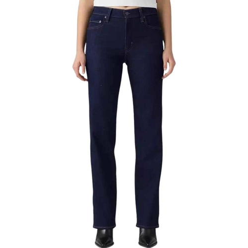 Levi's 723 High Rise Straight Jean - Blue - UK 8