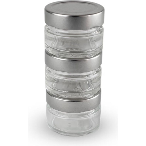 3 Glass Jars for Maestro Pepper Mill - PEUGEOT - 60041755