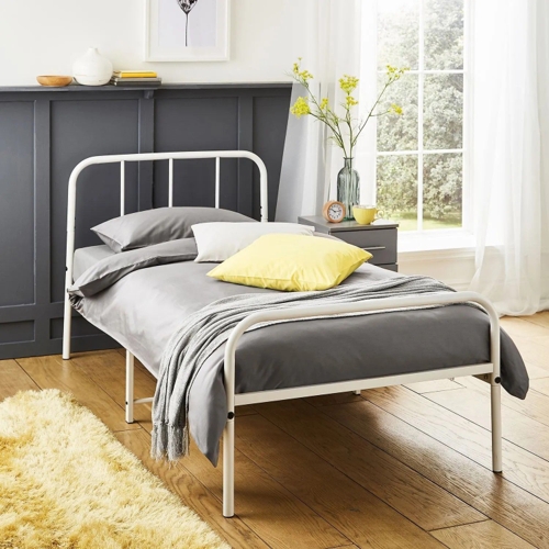 Single Bed Frame - White