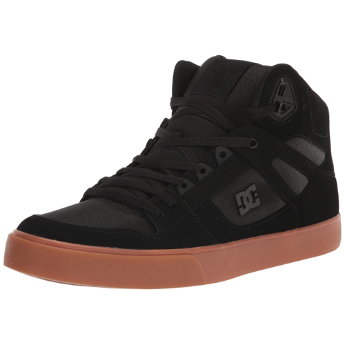 DC Shoes Pure Trainers - Black, Brown, Geometric, UK 9