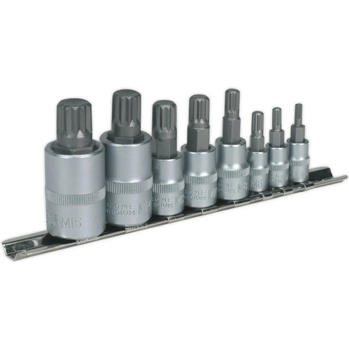 Spline Socket Bit Set - M4 to M16