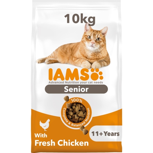 IAMS Advanced Nutrition Senior Cat 11+ with Chicken - 10kg