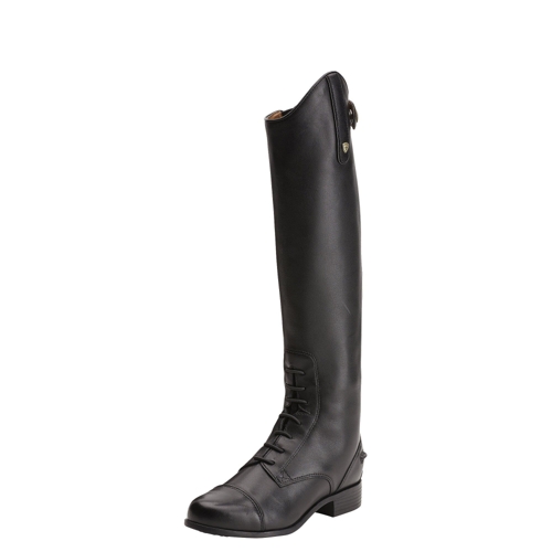 Ariat Heritage Contour Field Zip Tall Riding Boots - Black - UK 3