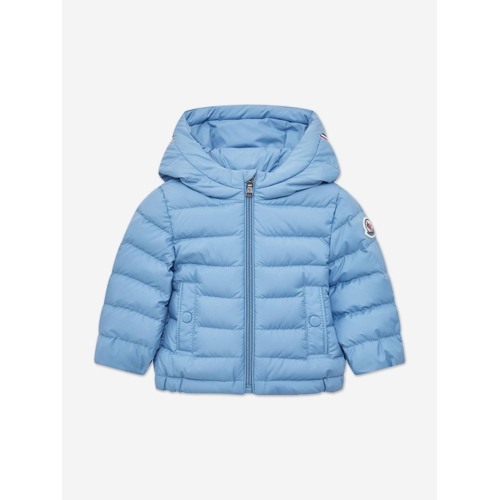 Moncler Enfant Dilar Hooded Down Jacket - Blue - 3-4 Years