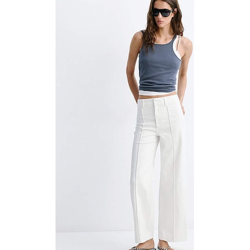 Mango Jeans Paloma - White - Size 14