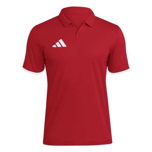 adidas Entrada 26 SS Polo - Red/White - XS