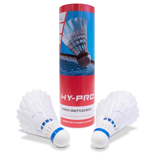 Hy-Pro Shuttlecocks - 6 Pack - Nylon