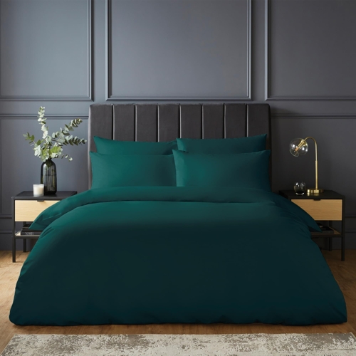 Silentnight Pure Cotton 200TC Duvet Cover Set - Green