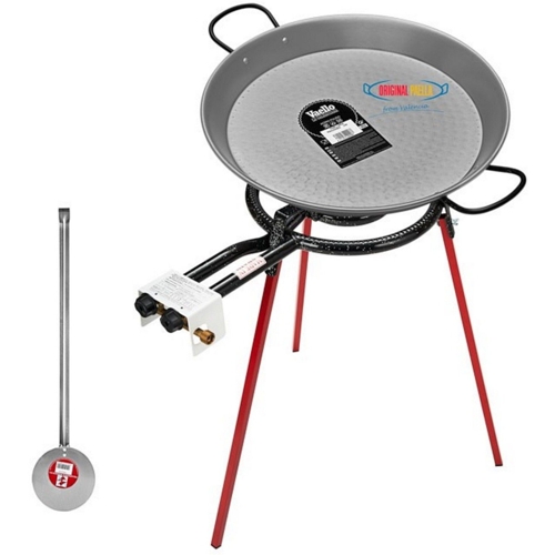 Paella Cooking Set - 46cm - Black